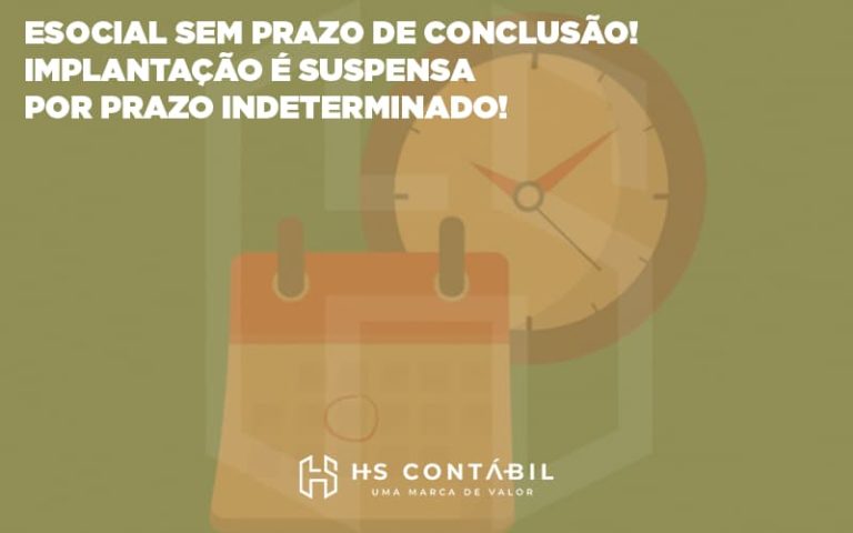 Prazo E Social - Contabilidade em Santo André - SP | HS Contábil